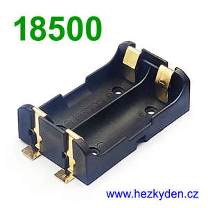 Pouzdro na tužkové baterie AA 18500 SMD