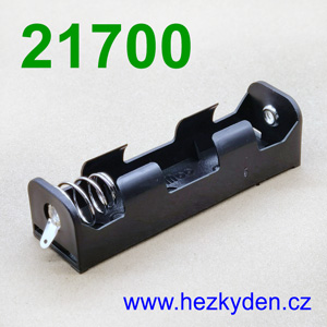 Pouzdro na baterie 21700 s pájecími očky