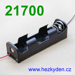 Pouzdro na baterie 21700