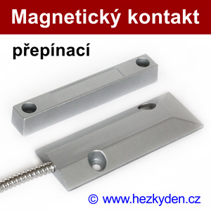 Přepínací magnetický kontakt na dveře robustní