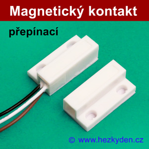 Přepínací magnetický kontakt na dveře standardní