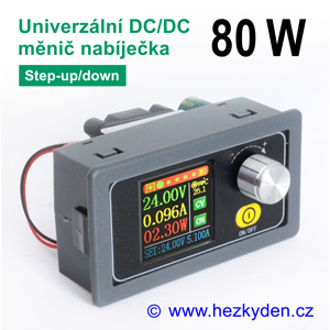 Přístrojový DC/DC měnič DPX3580 - univerzální