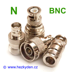 Redukce adapter BNC - N konektor