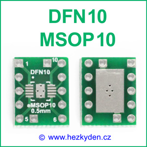 SMD adapter DFN10 MSOP10