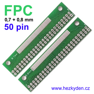 SMD adapter FFC/FPC 0,7/0,8mm 50pin