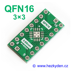SMD adapter QFN16 3x3