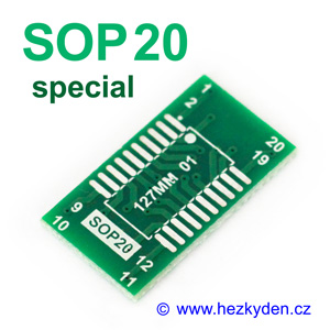 SMD adapter SOP20 DIP20 special