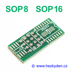 SMD adapter SOP8 SOP16 DIP8