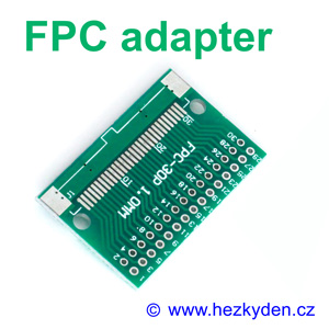 SMD adapter FPC FFC neosazený DPS