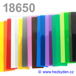 Smršťovací fólie na baterie 18650