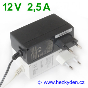 Spínaný zdroj adapter 12V 2,5A