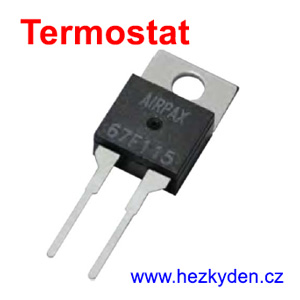 Teplotní spínač TO220