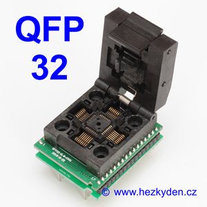 Test Socket SMD QFP 32 pin