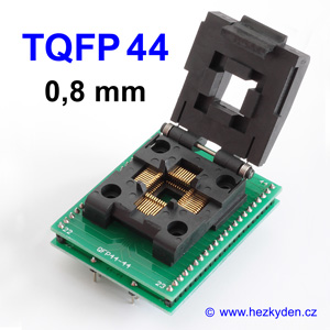 Test Socket SMD TQFP44-0.8 mm DPS
