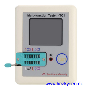 Tester elektro součástek TC1
