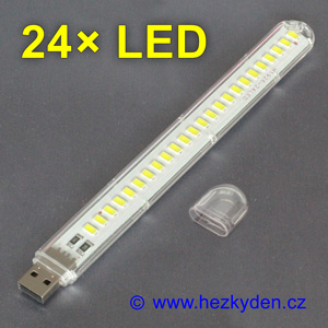 USB LED lampička 24× LED