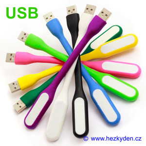USB LED lampička flexi