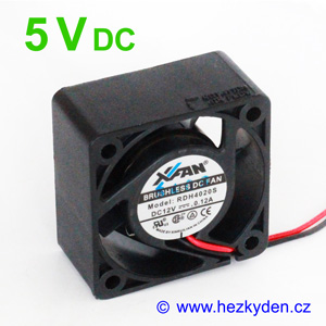 Ventilátor 40x40x20mm 5V