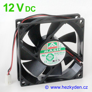 Ventilátor 80x80x20mm 12V
