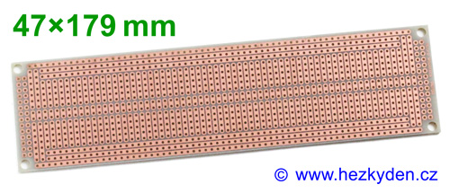 Bastldeska 47x179 mm PROFI jednostranná SPECIAL FR4 Bastldeska 47x179 mm PROFI jednostranná SPECIAL FR4