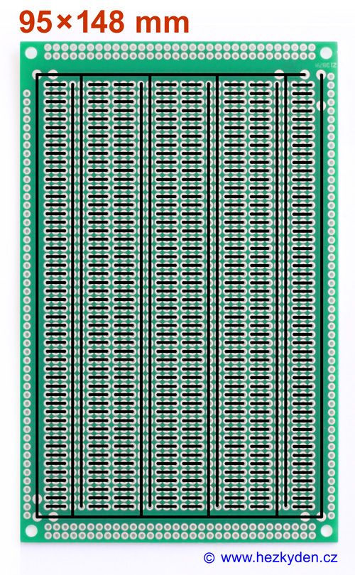 Bastldeska 95x148 mm PROFI jednostranná SPECIAL FR4
